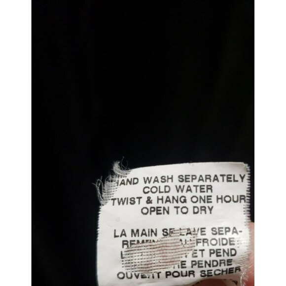 Karen Kane Black Sleeveless Dress, Asymmetrical Hem, 0X Rayon Spandex Blend - Picture 6 of 7